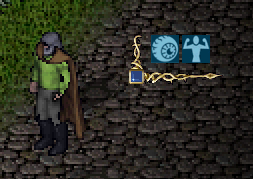 The player's buff bar