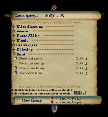 The skills gump